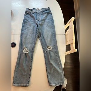 Levi's Wedgie Straight Leg Jeans